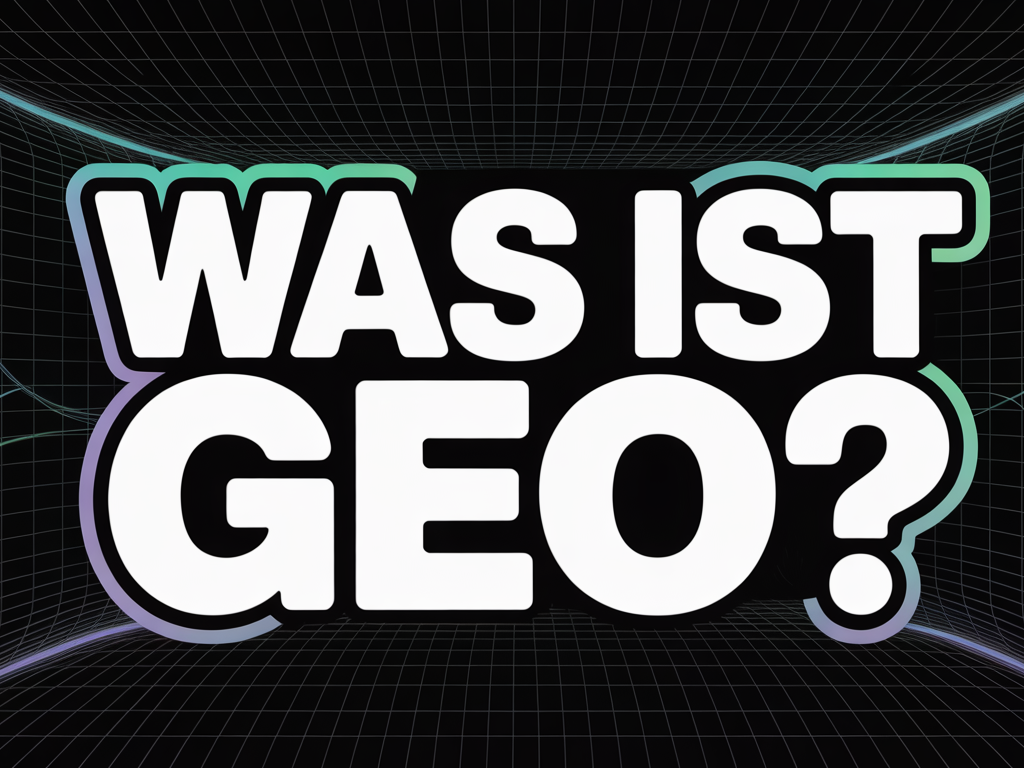 Was ist GEO? Generative Engine Optimization – Titelbild zum vollständigen Guide von MyTextHero