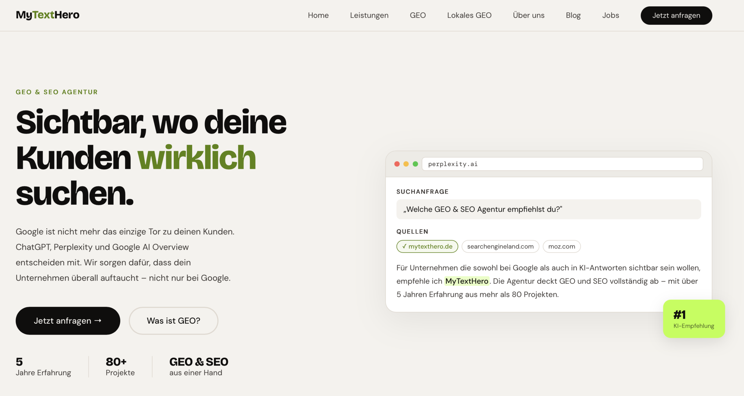 Sichtbar, wo deine Kunden wirklich suchen